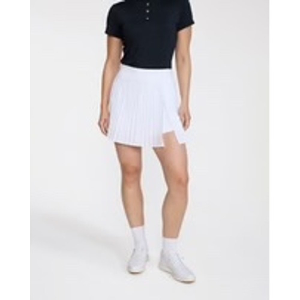 Bad Birdie Double Down Skort Womens Medium White Pleated Golf Tennis Skirt